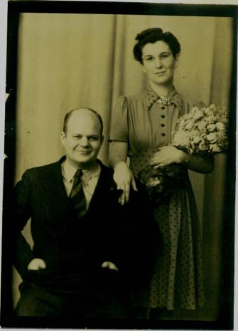 Wally and Vera Erickson - married June 7, 1941